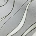 thumbnail image 6 of Q QIHANG Modern Minimalist 3D Curve Water Ripple Three-Dimensional Flocking Non-Woven Wallpaper Bedroom Living Room TV Background Wall Shop Decoration20.87 Wx393.7 L Non-Pasted (Light Gray), 6 of 6