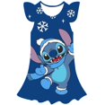 thumbnail image 1 of Niñas Disney Stitch dibujos animados con mangas vestido fiesta de Halloween niñas Stitch princesa vestido Disney Stitch ropa 1-10 Years10T Gao Jinjia LED, 1 of 2