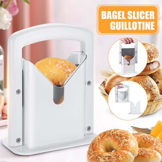 Craft Safe Bagel Cutter Biter Slicer Guillotine Bread Slicing Toast Slicer Machine Kitchen Tools for Kitchen