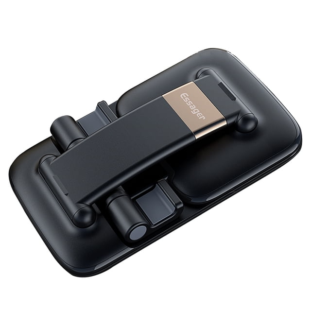 Essager Soporte para teléfono móvil plegable portátil Soporte de escritorio para teléfono celular Múltiples ángulos ajustables, negro Scienceny EL5273-01B