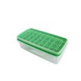 thumbnail image 1 of Naiovety Molde para bandeja de cubitos de hielo con tapa, moldes para hacer cremas rectangulares reutilizables de silicona, moldes DIY, Herramientas y accesorios para hornear Verde, 1 of 6