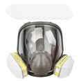 thumbnail image 2 of Masque Respiratoire Réutilisable pour le Visage, Pièce Intégrale 6800, Masque à Gaz, Protection Respiratoire, Couverture Intégrale du Visage, Grand Champ de Vision pour Peinture, Soudage Organique, Polissage, Menuiserie et Autres, 2 of 7
