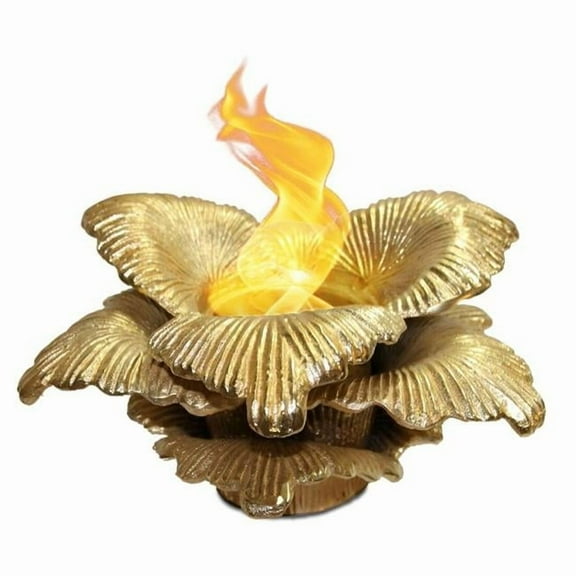 Chatsworth Indoor and Outdoor Gel Fuel Fireplace - Gold