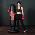 thumbnail image 2 of Bolsa de boxeo Trump de 1,6 m, vaso inflable, bolsa de arena para boxeo y deportes Likrtyny Deportes al aire libre Salida diaria Juego de fiesta, 2 of 9