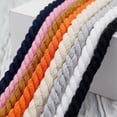 thumbnail image 5 of Cordones de zapatos de 8 mm, accesorios tejidos a mano, bricolaje, cuerda de algodón de tres hebras, color grueso, algodón trenzado, decoración, 5 of 5
