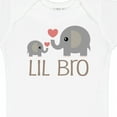 thumbnail image 4 of Inktastic Lil Bro Matching Elephant Boys Baby Bodysuit, 4 of 5