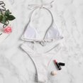 thumbnail image 3 of Women‘s Two Piece Swimsuit Swimsuits Push Up Halter High Neck Bathing Suit Tops, 3 of 4