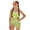 White Lily Floral, variant on Whosucclay White Lily Floral Pattern Girls' Cover Up One Piece Swimsuit, Tummy Control Adjustable Strap Girls' One Piece Swimsuit with Cover Up for Beach, 11-12 Years Old