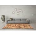 thumbnail image 3 of Ahgly Company Indoor Rectangle Patchwork Brown Transitional Area Rugs, 7' x 9', 3 of 4