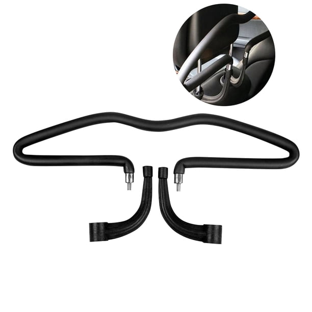 Riwesomey Gancho para traje, reposacabezas antioxidante, soporte para ropa, reposacabezas para coche, percha para abrigos, percha sólida para coche Ventana automotriz