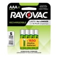 thumbnail image 1 of Rayovac Piles Rechargeables NiMH AAA 600 mAh, Lot de 4, 1 of 1