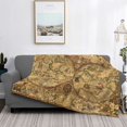 thumbnail image 6 of Throw Blanket for Couch - World Map1 (2) Soft Comfy Lightweight Cozy Warm Throw Blanket, Fuzzy Plush Flannel Blanket & Throws for Sofa and Bed All Season, 6 of 8