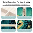thumbnail image 3 of Sea Horse Travel Portable Square Jewelry Box Organizer for Rings Earrings Necklaces Bracelets Girls Women, 3 of 6