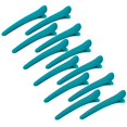 thumbnail image 1 of 12 pinzas para el cabello para peinar seccionamiento, YISSION 3.1 pulgadas, pinzas para el cabello de cocodrilo mate, pasadores para el cabello, sin arrugas, pinza para el cabello con pico de pato, ac, 1 of 4