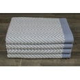 thumbnail image 7 of Fibertone 4-Piece Chevron Jacquard Beach Towel Set , Porcelain (70x35), 7 of 7