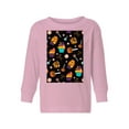 thumbnail image 1 of Awkward Styles Halloween Toddler Long Sleeve Shirt Sweet Candies Kids T-Shirt, 1 of 4