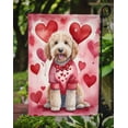 thumbnail image 3 of Goldendoodle My Valentine Garden Flag 11.25 in x 15.5 in, 3 of 5