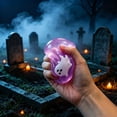 thumbnail image 5 of Halloween Squishy Ice Cube Stress Balls, Glitter Slow Rebound Square Ghost Squishy, Cute Spooky Sensory Toy for Anxiety Relief, Halloween Holiday & Birthday Gift Party Favor, 1PC Purple, 5 of 9