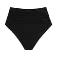 thumbnail image 5 of AJGRHE High Waisted Swimwear Bikini Bottoms for Triangle Beach Pool Swim Pants XL Black, 5 of 5