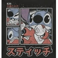 thumbnail image 2 of Men's Lilo & Stitch Comic Book Panels Long Sleeve Shirt Black 2X Large, 2 of 4