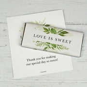 25ct Wedding Favors for Guests Wrappers for Hershey's Candy Bars (25 Count) Bridal Shower Favors for Guests Candy Bar Wrappers - Botanical
