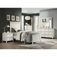 thumbnail image 3 of 2 Drawers Nightstand For Bedroom, Classic White Finish Bedroom Nightstand, Drawers, Appearance, 3 of 3