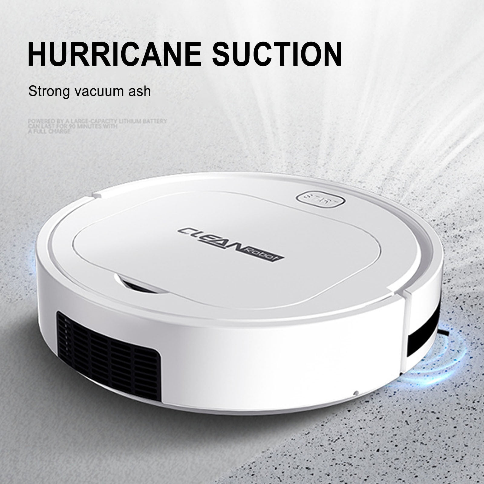 Smart Robot Vacuum Cleaner with Laser Navigation, 2200Pa Suction, 90-Minute Battery, Ultra-Quiet 55dB, Multi-Surface Modes - Rechargeable & Auto-Clean