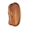 thumbnail image 4 of Cuencos de madera Plato de postre de madera Organizador de compañeros Bandeja de servir de forma irregular S, 4 of 9