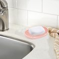 thumbnail image 4 of Jabonera de silicona: bandeja organizadora ecológica, fácil de limpiar, para baño y fregadero de cocina, juego de 2, 4 of 5