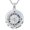 02-Compass and abalone, variant on Star of David necklace for women - Twisted Infinity Necklace Handmade Jewelry for Men Women - Religious Judaica Amulet (Pendant+18+2 inch lobster clasp)