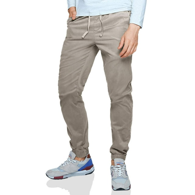 Pantalones deportivos para hombre a juego con caqui claro, talla 40