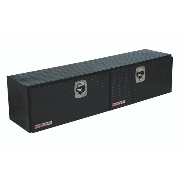 Weather Guard Boîte à Outils 372-5-02 Hi-Side; Top Side; 2 Portes; Diamond Tread; Noir; Aluminium