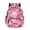 Axolotl & Strawberry Floral, variant on Neon Lightning Bolt Pattern Bookbag with Lightweight & Comfort Carry, Multi-Pockets All-day Wear Comfort 17 Inch Book Bag for Travel Short Distance Travel
