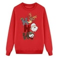 thumbnail image 4 of SUYIDA Christmas Sweaters for Women Men Kids Family Matching Christmas Sweater Funny Xmas Holiday Pullover,Dad,Red,M, 4 of 4