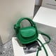 thumbnail image 4 of Qarigey Las pequeñas bolsas de almacenamiento del lápiz labial del auricular de la PU organizan los elementos esenciales en estilo Bolsas de mensajero y de hombro rosa, 4 of 6