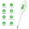 thumbnail image 3 of Easy@Home Digital Oral Thermometer, 8-Second Fast Reading, Backlit LCD Display with Fever Alarm, White, 3 of 11