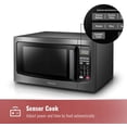 thumbnail image 2 of Toshiba 1.2 cu ft Countertop Microwave Oven in Black stainless steel, 2 of 7