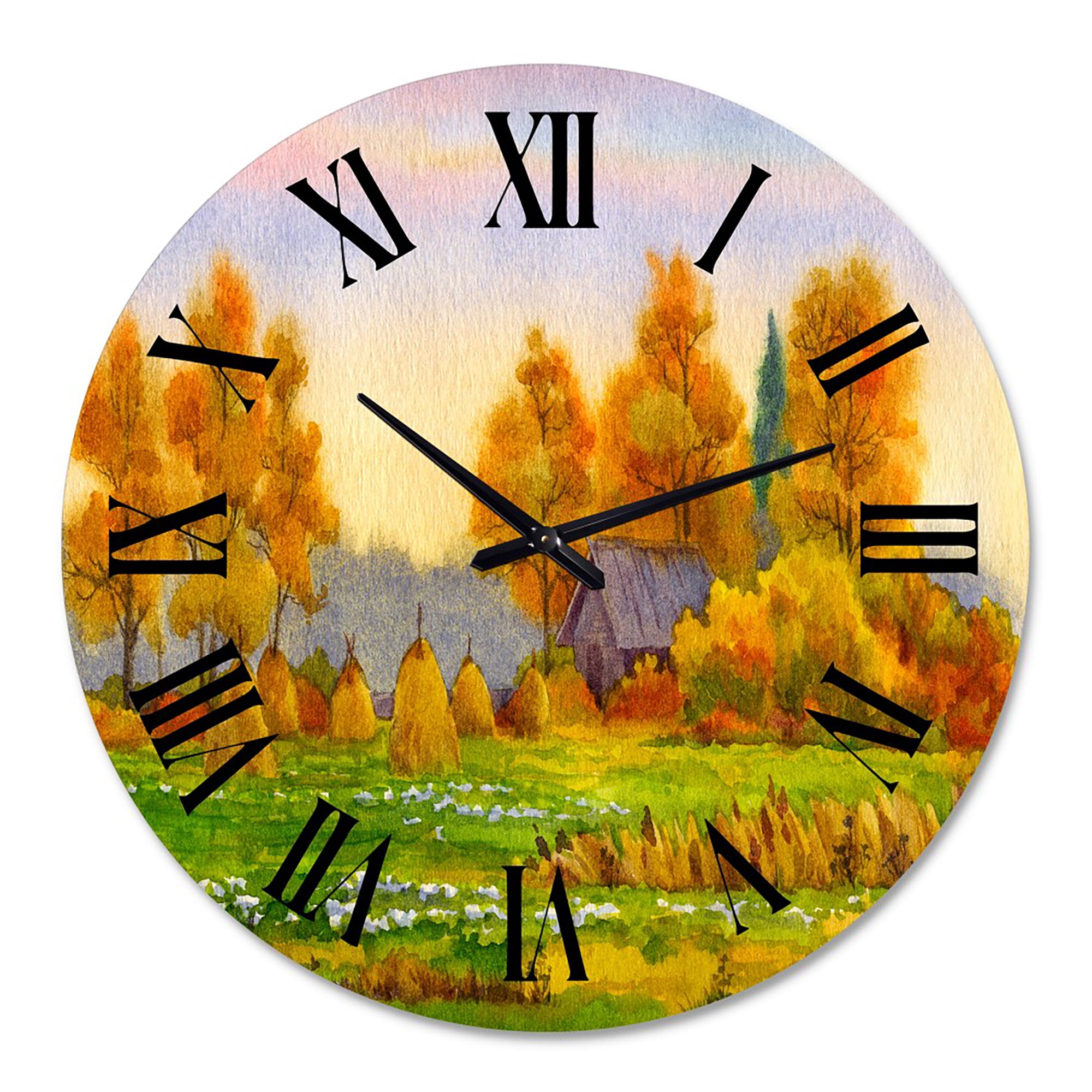 Designart 1 in Quartz Wall Clock