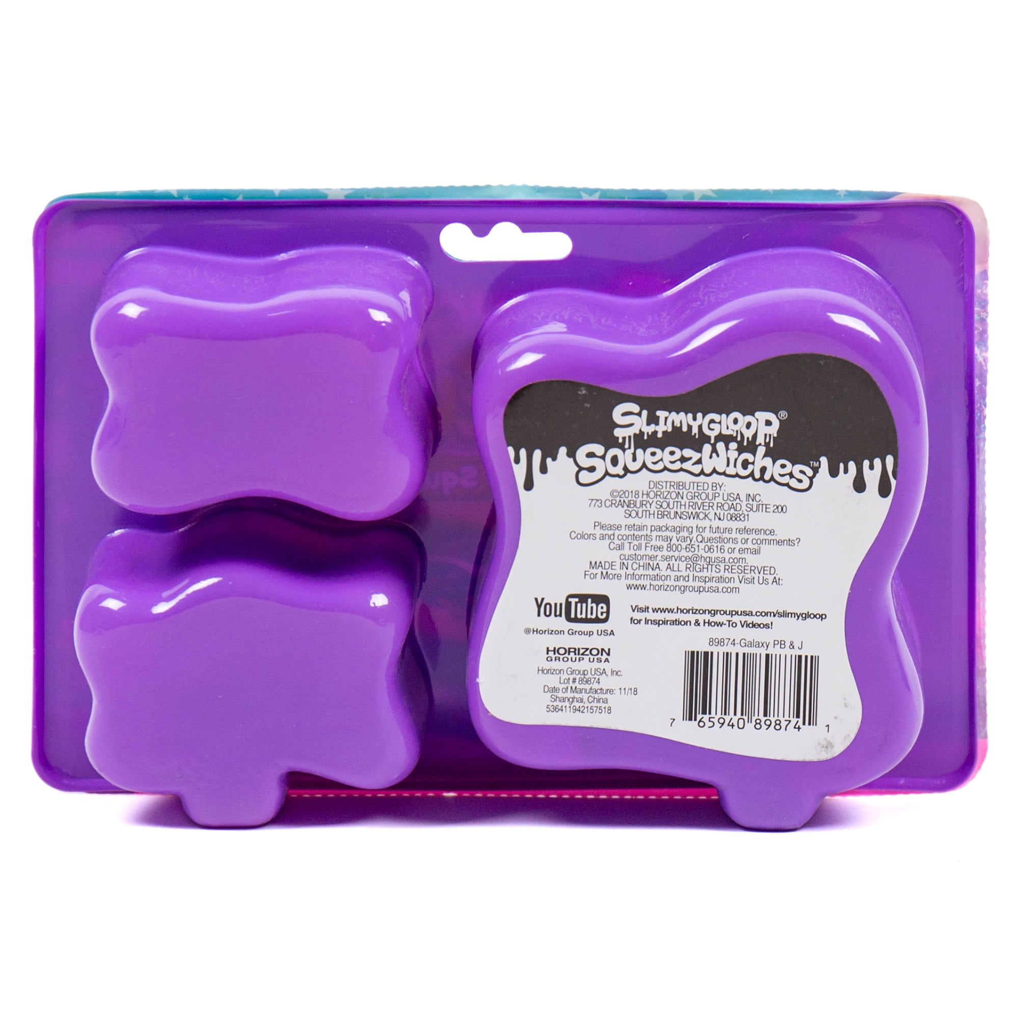 SLIMYGLOOP SqueezWiches Galaxy PB & J