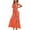Orange Color, variant on Cover Ups for Swimwear Women Casual See Through Crochet Mesh Bathing Suit Dress Summer Orange Color M