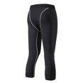 thumbnail image 4 of Greeniant Fitness Running Pantalones de entrenamiento Leggings Siete puntos Pantalones ajustados Hombre Uniforme atlético S, 4 of 6
