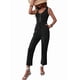 thumbnail image 3 of Elegantes de Verano para Mujer, Sin Mangas, con Cuello en U, Informales, de Pierna y Pantalones Largos, 2025, Color Negro, Talla L, 3 of 9