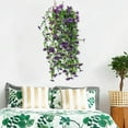 thumbnail image 5 of Christmas Garland Simulated Orchid Wall Hanging Decorative Wall Ceiling Yugali Hanging Rattan Camellia Chlorophytum Comosum, 5 of 6