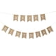 thumbnail image 1 of Decoraciones para baby shower con pancartas de arpillera, decoraciones rústicas para baby shower, decoración fotográfica, 1 of 5