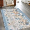thumbnail image 4 of Area Rug 48×72in, Vintage Starfish Summer Ocean Floor Carpet Living Room Rug, Shell Conch Jellyfish Non-Slip Welcome Mat Indoor Rugs for Bedroom Dining Room, 4 of 9