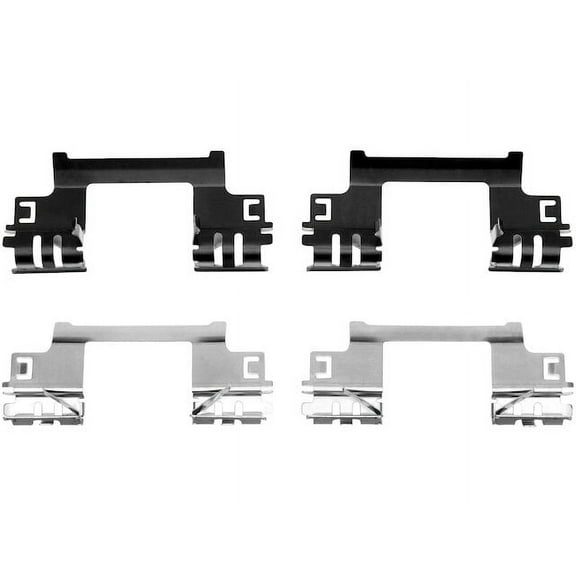 Front Brake Hardware Kit - Compatible with 2006 - 2022 Dodge Charger 2007 2008 2009 2010 2011 2012 2013 2014 2015 2016 2017 2018 2019 2020 2021