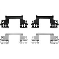 Front Brake Hardware Kit - Compatible with 2006 - 2022 Dodge Charger 2007 2008 2009 2010 2011 2012 2013 2014 2015 2016 2017 2018 2019 2020 2021