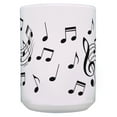 thumbnail image 3 of ThisWear Musical Mug Music Note Mug Guitar Related Gifts Musician Mug Music Gift Ideas Music Mug Set 2 Pack 15oz Coffee Mugs, 3 of 4