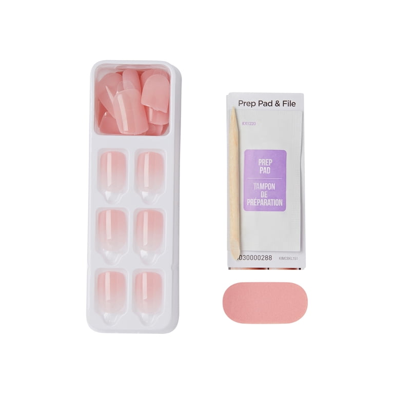 Impress Bare but Better Short Square Oval Press On Nails, Light Pink photo 4