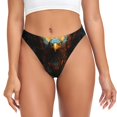 thumbnail image 1 of Fotbe Cool Black Eagle Tanga Sin Costuras para Mujer con Estampado – Panties Invisibles, Transpirables y Cómodos para Uso Diario-3X-Large, 1 of 6